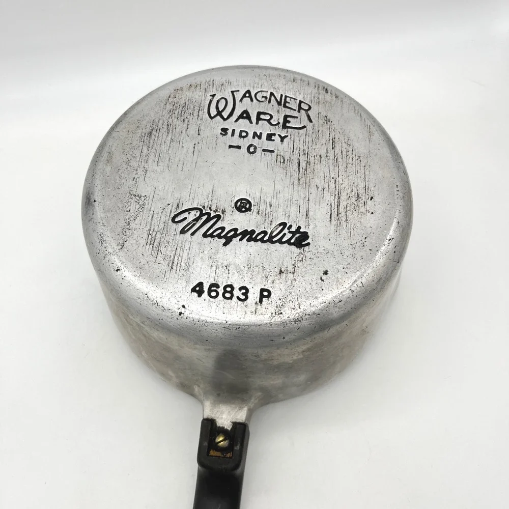 Vintage Wagner Ware Sidney O Magnalite 3 Quart 4683 P Saucepan Pour Spout No Lid